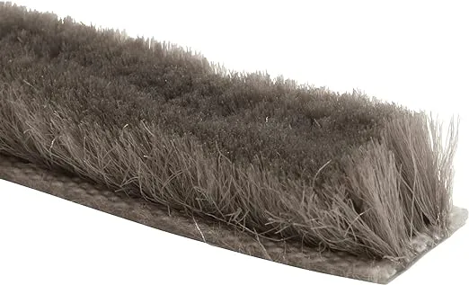 Prime-Line T 8658 3/16 In. Gray, Wool Pile, Weatherstrip (18 Foot)