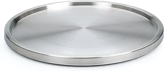 RSVP International Turntable Lazy Susan, Stainless Steel, 10.75" | Handy in Cabinet, Refrigerator or on Counters | Organize Spices, Canned Foods, Pots, Pans, Dinnerware, 10.75 Inch