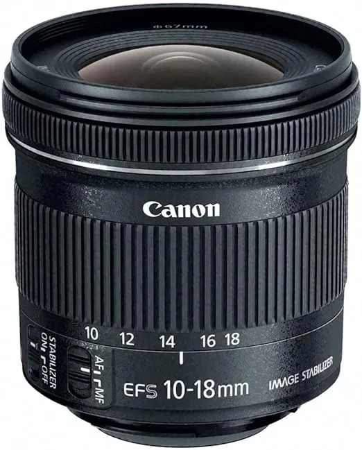 Canon EF-S 10-18mm f/4.5-5.6 is STM Lens, Lens Only