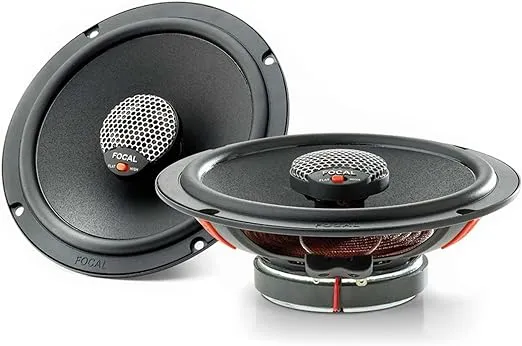 Focal ICU-165 Integration Series 6.5 Inch Coaxial Speakers (Pair), RMS: 70W - MAX: 140W