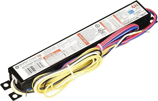 GE 78627 GE432MAX-N/ULTRA LFL UltraMax Electronic High Efficiency Multivolt Instant Start Ballast for 4 or 3- F32T8