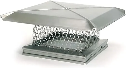 Pro 17" x 17" SS Single-Flue Chimney Cap 3/4" Mesh