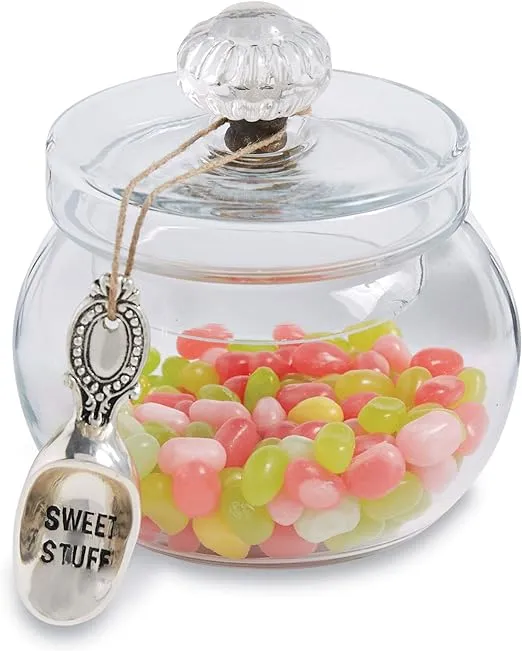 Mud Pie Circa Door Knob Glass Sweets Jar