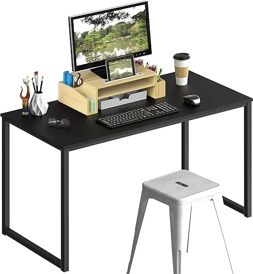 SHW Home Office 48-Inch Computer Desk, Black