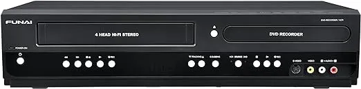 Funai Combination VCR and DVD Recorder (ZV427FX4) (Renewed)