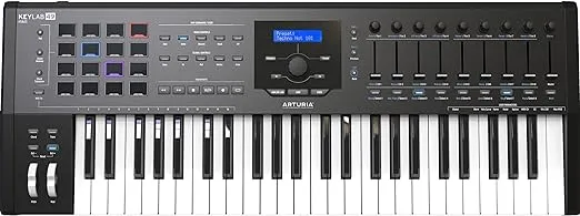 Arturia KeyLab 49 MkII - 49 Key Semi Weighted USB MIDI Keyboard Controller (Black)