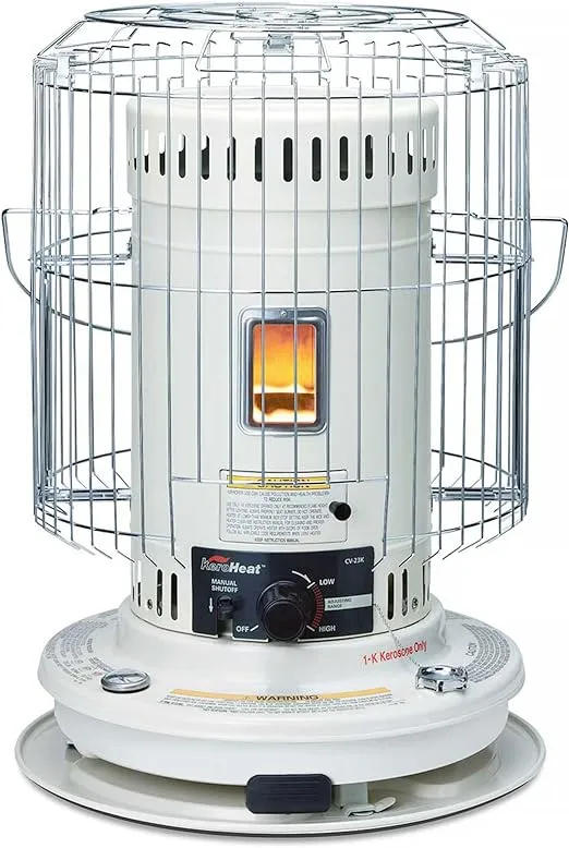 Sengoku Indoor & Outdoor Kerosene Heater, 23,500 BTU, Portable Use, White