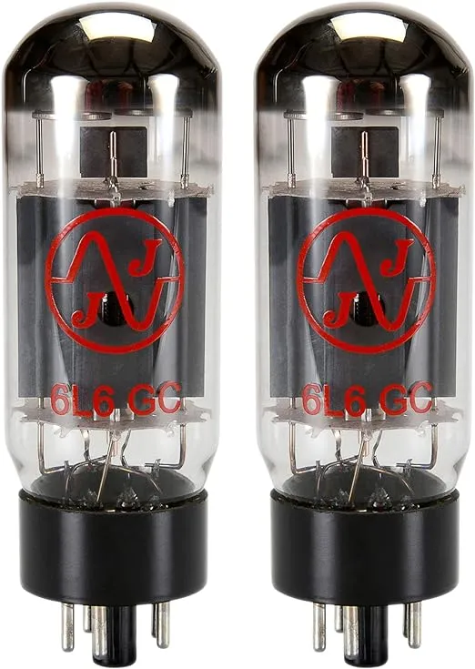 New Plate Current Matched Pair (2) JJ/Tesla Electronics 6L6GC Vacuum Tubes