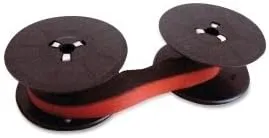 Package of Three Sharp EL-2630PIII Calculator Ribbon, Black and Red, Compatible by Swartz Ink