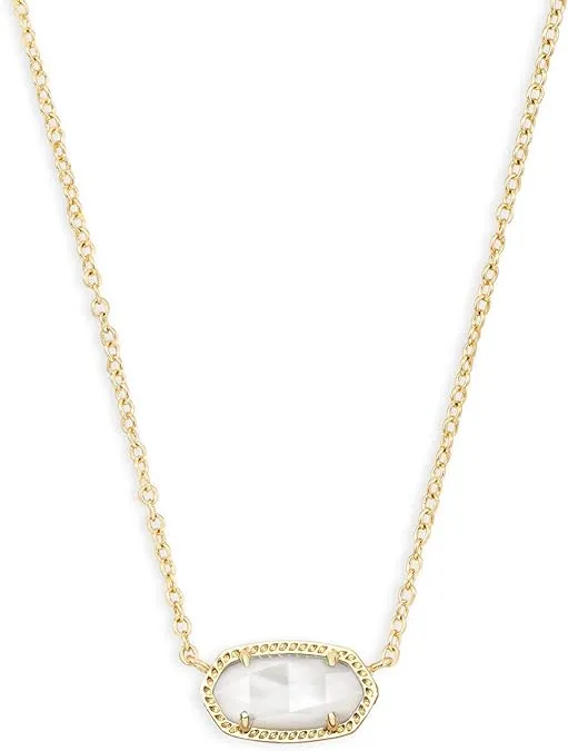 Kendra Scott Elisa Pendant Necklace for Women, Fashion Jewelry, 14k Gold-Plated