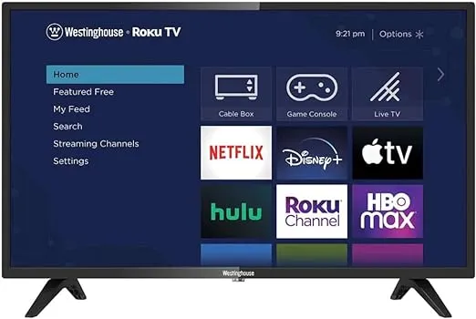 Westinghouse 24" 720p LED Roku Smart TV WR24HT2212 (Renewed)