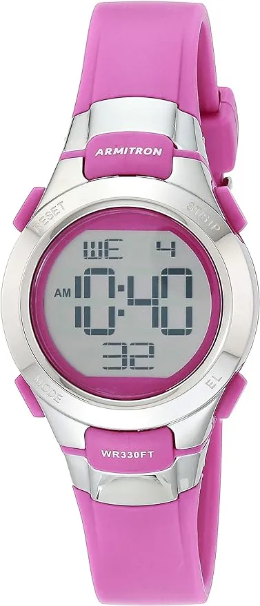 Armitron Sport Women's Digital Chronograph Resin Strap Watch, 45/7012