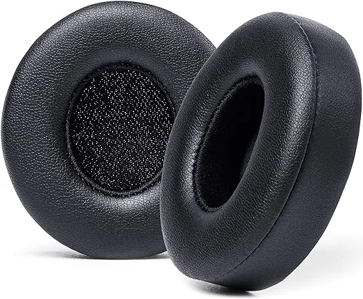 Wicked Cushions Replacement Ear Pads for Beats Solo 3 Wireless On Ear Headphones - Also fits Beats Solo 2 Wireless, Enhanced Noise Cancellation, Improved Comfort, Industrial Adhesive | Black