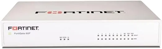 FORTINET FortiGate-60F Hardware Plus 1 Year 24x7 FortiCare and FortiGuard Unified (UTP) Protection FG-60F-BDL-950-12