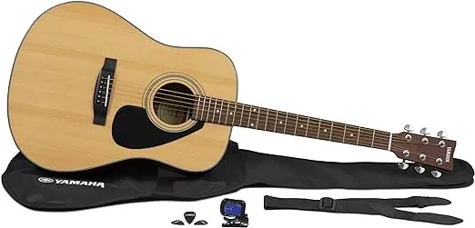 Yamaha GigMaker Standard Acoustic Guitar w/ Gig Bag, Tuner, Strap and Picks - Natural