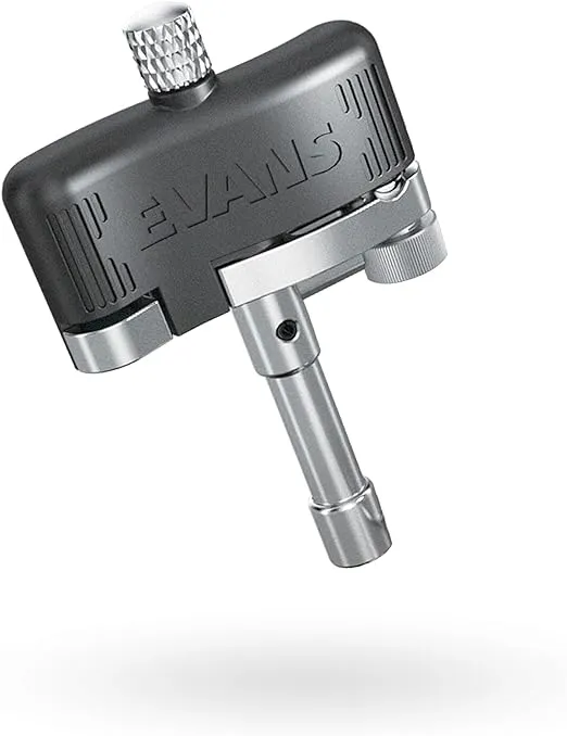 Evans Torque Key - Drum Key Tuner - Magnetic Drum Tuner - Drum Tuning Key with Tension Setting - Ergonomic Drum Torque Key