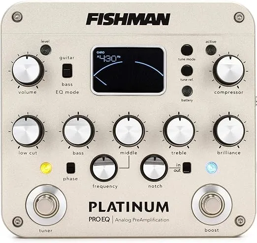 Fishman Platinum Pro EQ DI Analog Preamp Pedal