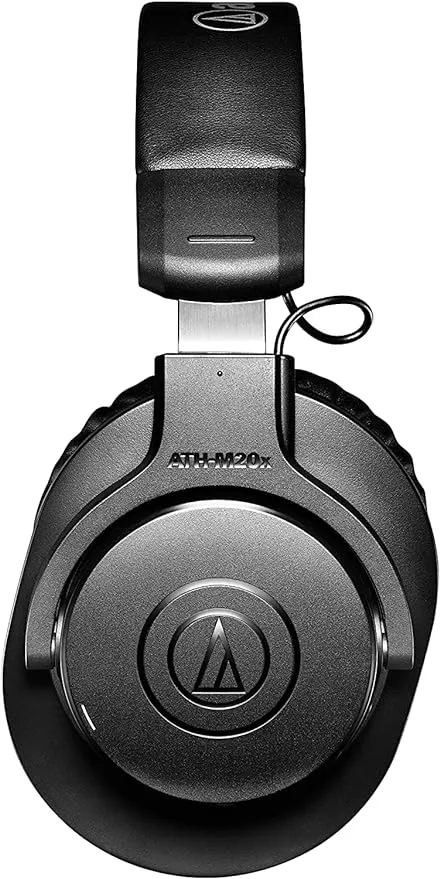 Audio-Technica ATH-M20xBT Wireless Over-Ear Headphones,Black, Adjustable