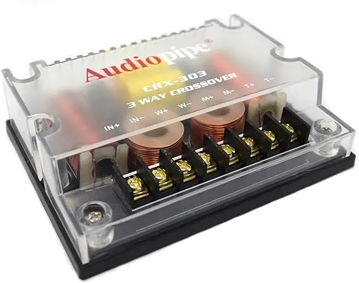 Audiopipe 3 Way Crossover CRX-303 300 Watts Passive Crossover Car Audio 4 Ohm