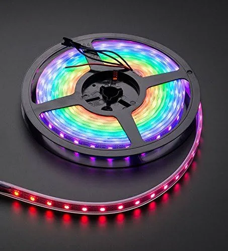 Adafruit NeoPixel Digital RGB LED Weatherproof Strip 60 LED-2 Meter