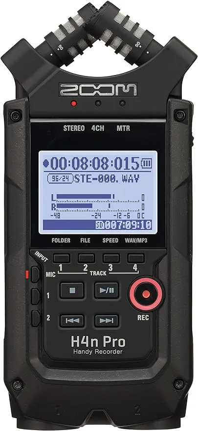 Zoom H4n Pro Handy Recorder - Black