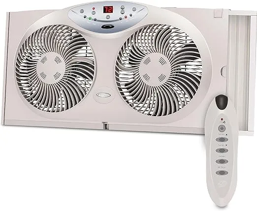 Bionaire Thin Window Fan with Manual Controls(BWF0502M-WM)