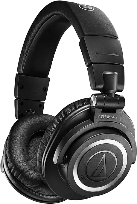 Audio-Technica ATH-M50xBT2 Wireless Over-Ear Headphones, Black