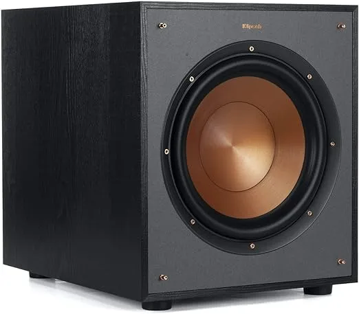 Klipsch R-100SW 10" Subwoofer, Incredibly Deep Bass and an All-digital Amplifier,14 5" x 12 5" x 16 4"