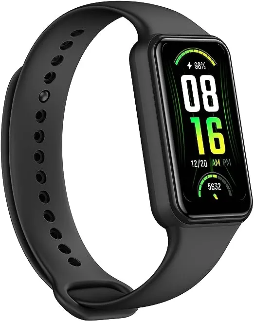 Amazfit Certified Refurbished Band, Fitness & Health Tracker for Women Men, Long Battery Life, Alexa Built-in, AMOLED Display, Heart Rate & SPO₂ & Stress Monitoring, 5 ATM Water Resistant (Renewed)