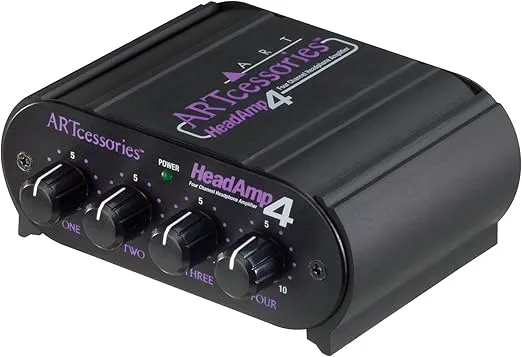 ART HeadAMP4 Eight Output Stereo Headphone Amplifier