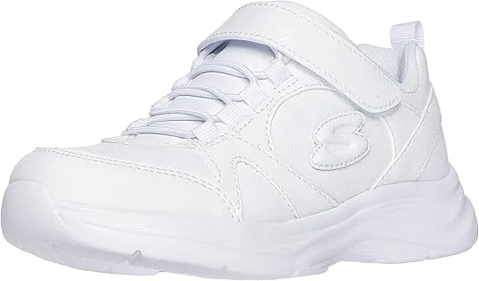 Skechers Girls' Glimmer Kicks School Struts Sneaker