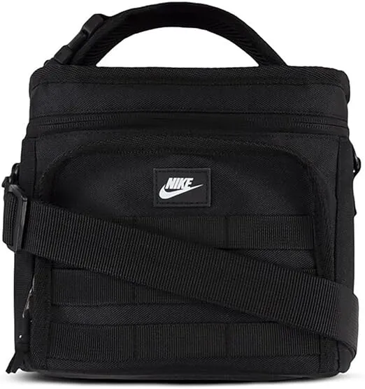 Nike Insulated Lunch Bag with Adjustable Shoulder Strap – Black - One Size