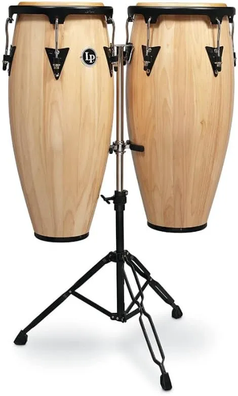 Latin Percussion Aspire Conga Set Drum, Natural, inch (LPA646AW)