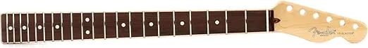 Fender American Channel Bound Telecaster Neck, Modern C, 21 Medium Jumbo Frets, Rosewood Fingerboard