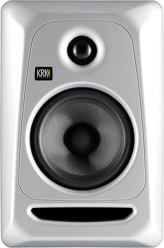 KRK Classic CL5G3 5 inch Powered Studio Monitor Limited Edition, Silver