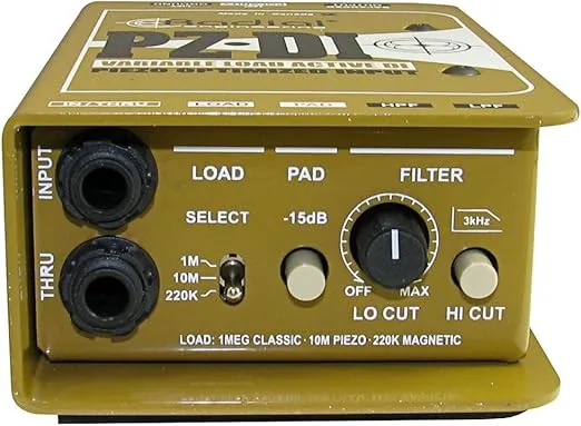 Radial PZDI 1-channel Passive Piezo-Optimized Direct Box