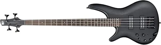 Ibanez Standard SR300EBL Left-handed Bass Guitar - Weathered Black