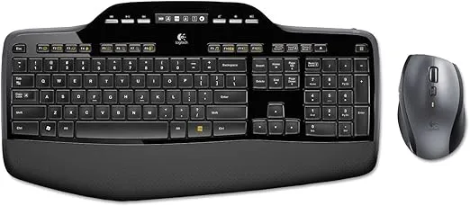 Logitech 920002416 MK710 Wireless Desktop Set, Keyboard/Mouse, USB, Black (LOG920002416)