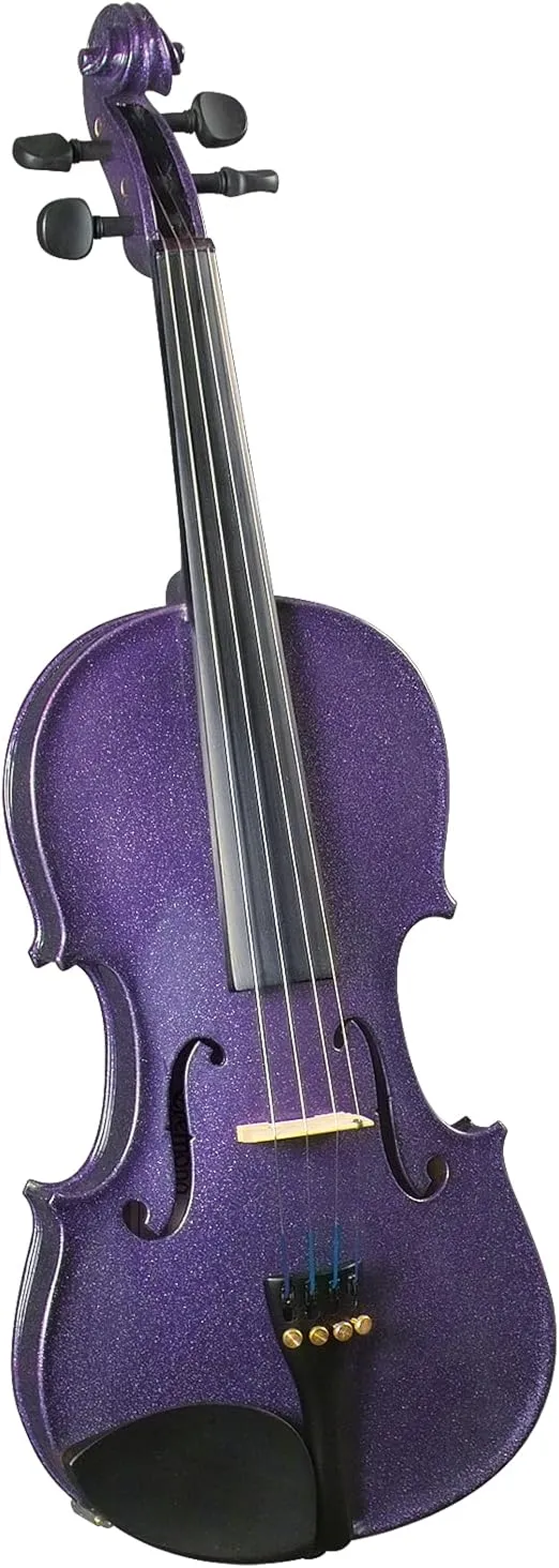 Cremona SV-75 Premier Novice Violin Outfit - Sparkling Purple - 1/2 Size