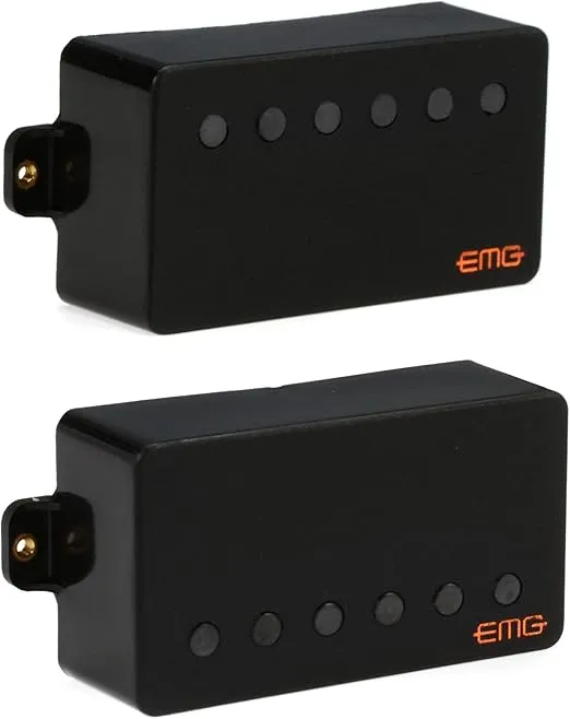 EMG 57/66 TW Dual Mode Humbucker Pickup Set, Black (7153.00)