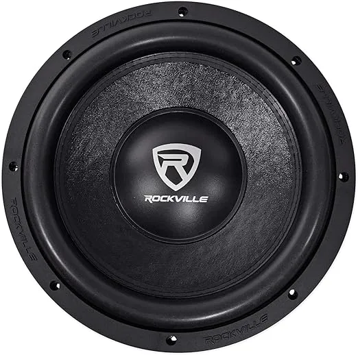 Rockville W12K6D4 V2 12" 2400w Peak Car Audio Subwoofer Dual 4-Ohm Sub 600w RMS CEA Rated