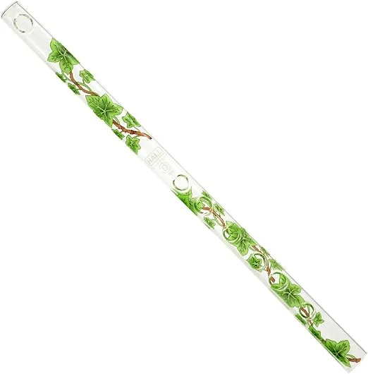 Hall Crystal Flute 11704 - Inline Glass Flute in G - Green Ivy