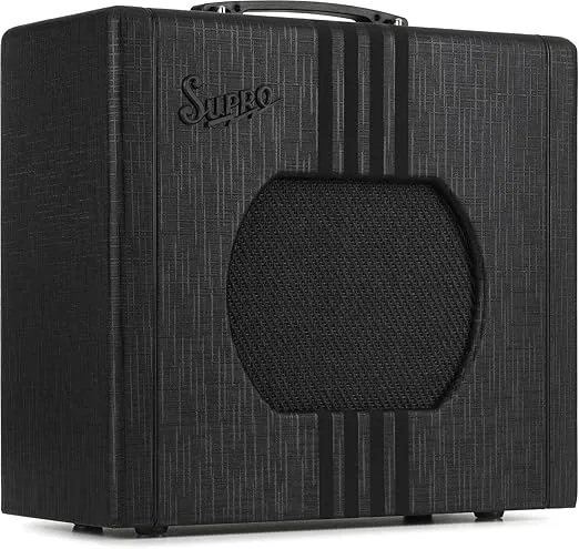 Supro Delta King 10 1 x 10-inch 5-watt Tube Combo Amp - Black and Black