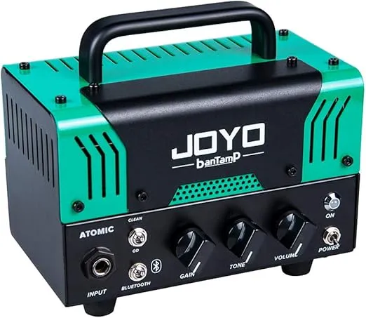 JOYO Atomic BanTamp Series Mini Amp Head 20 Watt Preamp 2 Channel Hybrid Tube Guitar Amplifier with Bluetooth