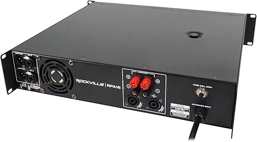 Rockville RPA14 10000W Peak / 3000W RMS 2-Channel Power Amplifier, Rack Mountable - Perfect for Live Sound, Pro Audio, DJs