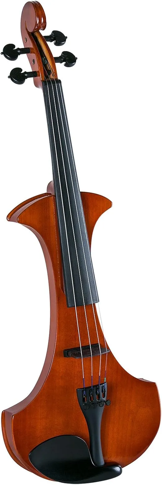 Cremona SV-180E Premier Student Electric Violin Outfit - 4/4 Size,Translucent Red Orange