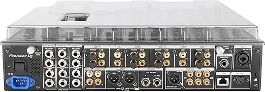 Pioneer DJM-V10 6-Channel Professional DJ Mixer (Black) with Decksaver DS-PC-V10 Pioneer DJM-V10 Cover