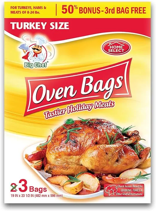 Home Select Oven Bags Turkey Size