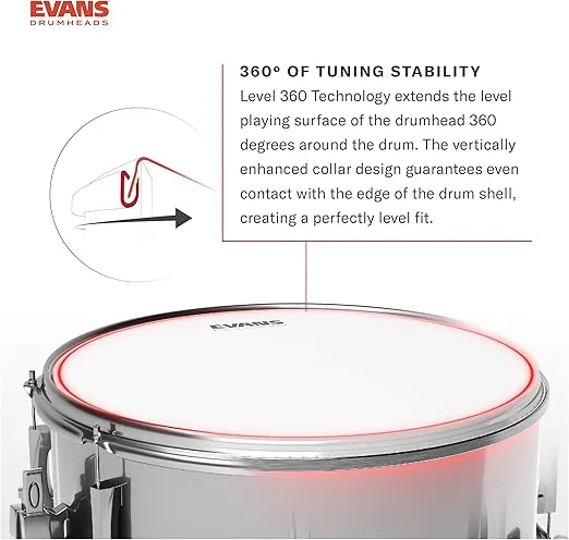 Evans MX5 Marching Snare Side Drum Head, 14 Inch