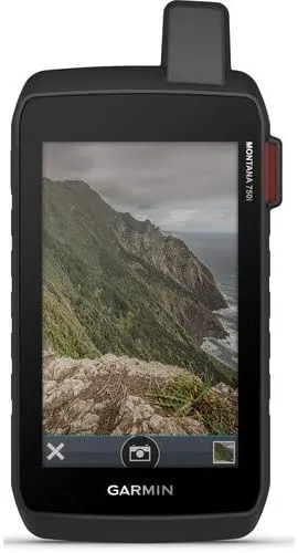 Garmin Montana 750i, Rugged GPS Handheld with Built-in inReach Satellite Technology and 8-megapixel Camera,Glove-Friendly 5"" Color Touchsreen" (010-02347-00)